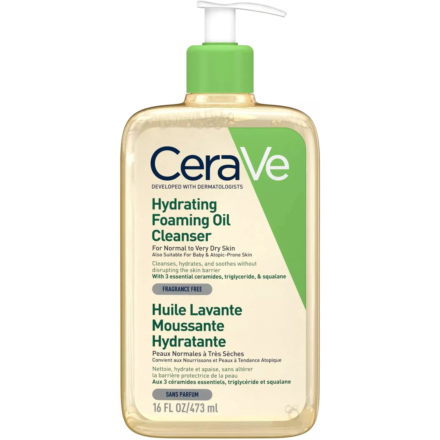 Cerave Moisturizing Foaming Cleansing Oil 473ml - Saros Shop Cerave Moisturizing Foaming Cleansing Oil 473mlCleansing OilSaros Shop Saros Shop Cerave Moisturizing Foaming Cleansing Oil 473ml