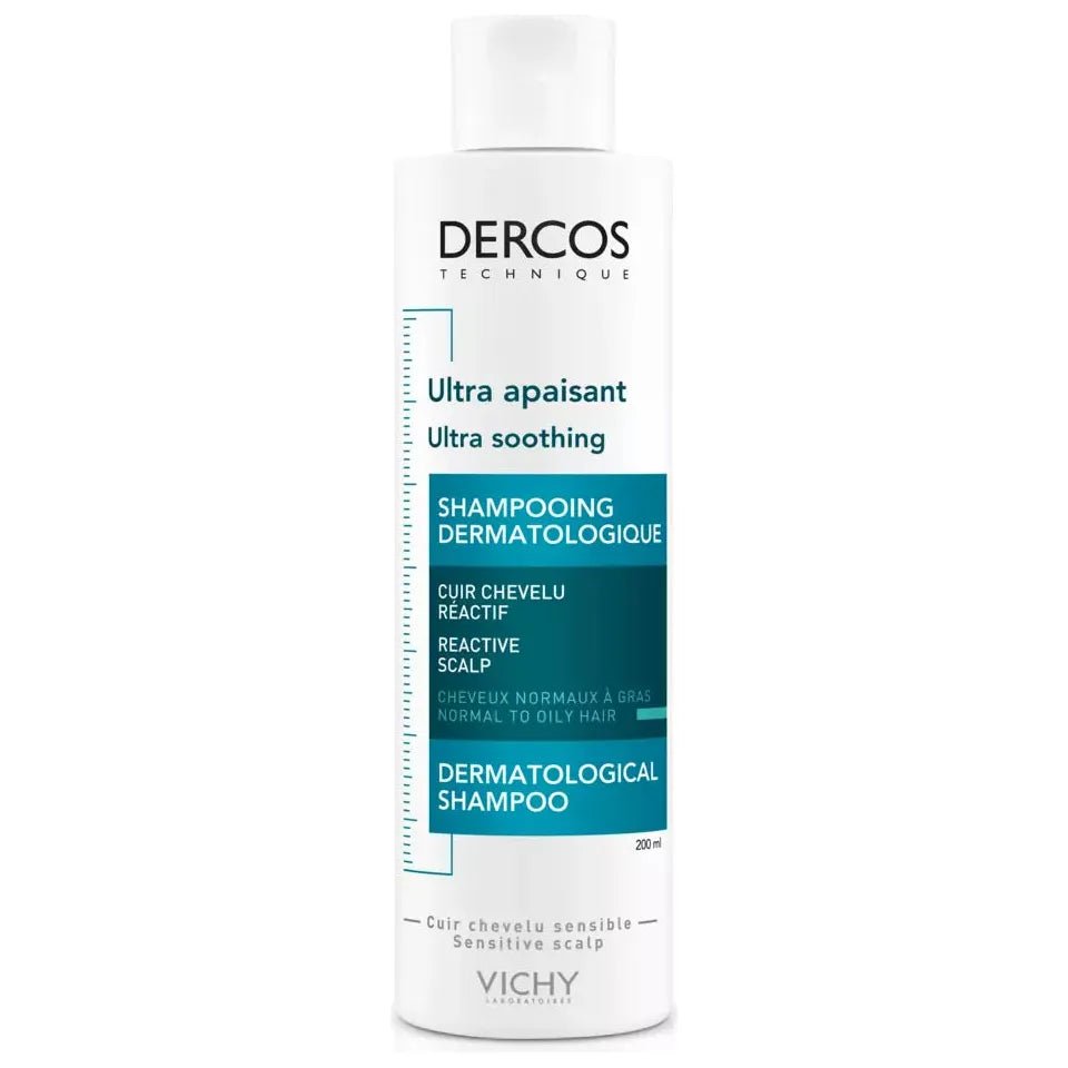 Dercos Vichy Sensitive Ultra Soothing Shampoo 200ml - Saros Shop Dercos Vichy Sensitive Ultra Soothing Shampoo 200mlSampooSaros Shop Saros Shop Dercos Vichy Sensitive Ultra Soothing Shampoo 200ml